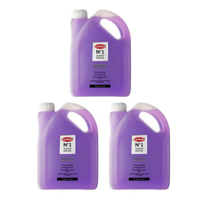 Snow Foam Car Shampoo Neutral pH Dirt Lift Thick Foam CarPlan No.1 Super 2L x3