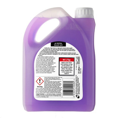 Snow Foam Car Shampoo Neutral pH Dirt Lift Thick Foam CarPlan No.1 Super 2L x3 - 7