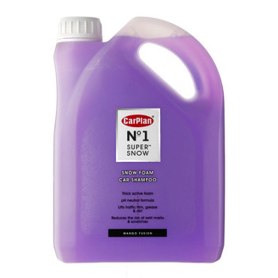 Snow Foam Car Shampoo Neutral pH Dirt Lift Thick Foam CarPlan No.1 Super 2L