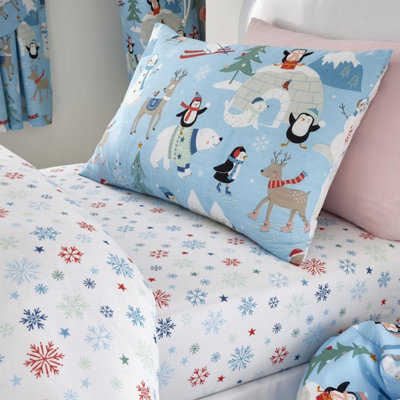 Snow Friends Christmas Bedding Xmas Duvet Cover Set