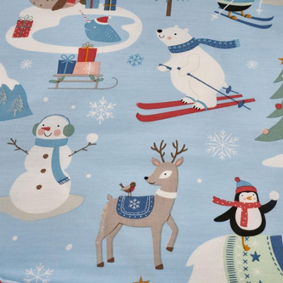 Snow Friends Christmas Bedding Xmas Duvet Cover Set
