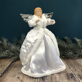 Snow Queen Fairy Christmas Tree Topper Decoration