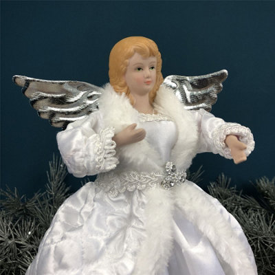 Snow Queen Fairy Christmas Tree Topper Decoration