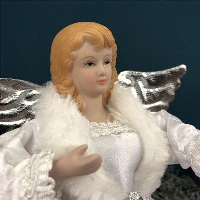 Snow Queen Fairy Christmas Tree Topper Decoration