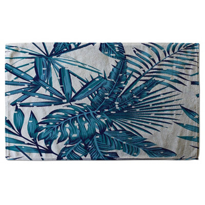 Snow tropical leaves (Bath Towel) / Default Title Price Comparisons | Compare The Build