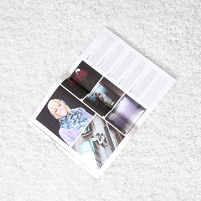 Snow White Plain Shaggy Rug - California - 140x200cm (4'6