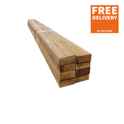 Snowdon Timber Factory Reject B22478T8 Treated Battens (L) 2.4m (W) 47mm (T) 22mm 8 Pack