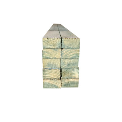 Snowdon Timber Factory Reject B25508T8 Treated Roofing Battens (L) 2.4m (W) 50mm (T) 25mm 10 Pack