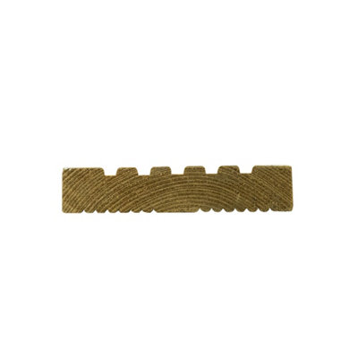 Snowdon Factory Reject Treated Decking Boards - 25mm X 120mm X 2.4m, 10 Pack, Pressure Treated For Outdoor Use-875309