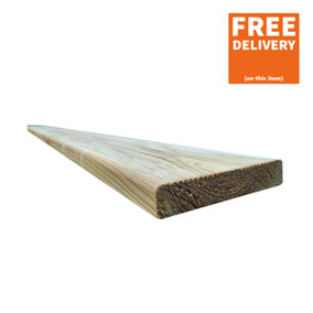 Snowdon Timber Factory Reject DB271458T8 Treated Decking Board (L) 2.4m (W) 145mm (T) 27mm 8 Pack