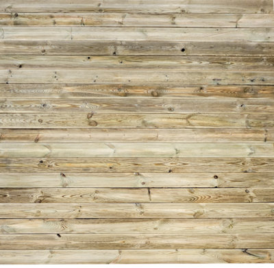 Snowdon Timber Factory Reject DK8488 Treated Value Decking Kit (H) 84mm (L) 2.4m (W) 2.4m