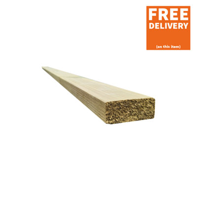 Snowdon Timber Garden B19456T10 Treated Planed Eased Edge Battens (L) 1.8m (W) 45mm (T) 19mm 10 Pack