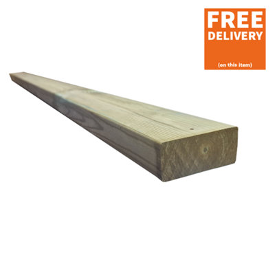 Snowdon Timber Garden DJ428T Treated 4"x 2" CLS Decking Joist (L) 2.4m (W) 89mm (T) 38mm