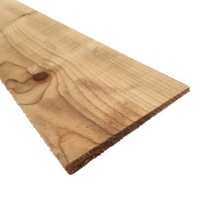 Snowdon Timber Garden FE111256T10 Feather Edge Fence Board Treated (L) 1.8m (W) 125mm (T) 11mm 10 PK