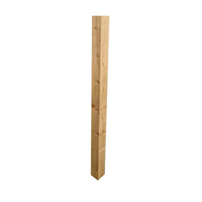 Snowdon Timber Garden FP448T4 Treated 4x4" Fence Post (H) 2.4m (W) 100mm 4 Pack