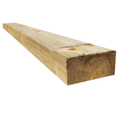 Snowdon Timber Garden SL848 Sleeper Pressure Treated (W) 200mm (L) 2.4m ...