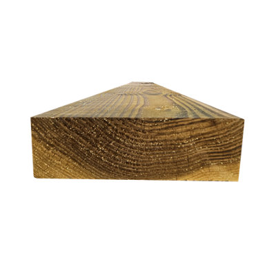 Snowdon Timber Garden T428T2 Treated 4x2" Timber (L) 2.4m (W) 95mm (T) 45mm 2 Pack