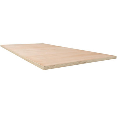 Snowdon Timber Hardwood Ply (T) 18mm (W) 607mm (L) 1220mm - Pack of 2
