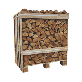 Snowdon Timber Kiln Dried Firewood Crate Hardwood Birch Logs (Fire Starter Bundle)
