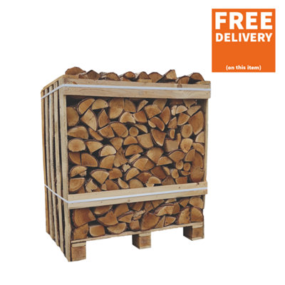 Snowdon Timber Kiln Dried Firewood Crate Hardwood Birch Logs