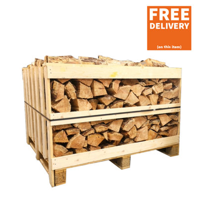 Snowdon Timber Kiln Dried Firewood Crate Softwood Logs