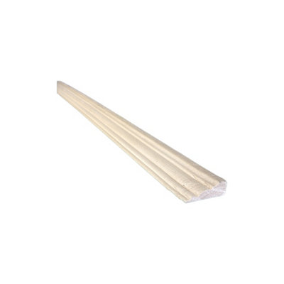 Snowdon Timber MB12348 Light Hardwood Barrel Moulding (L) 2.4m (W) 34mm (T) 12mm 2 Pack
