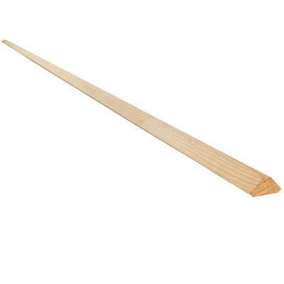 Snowdon Timber Pine Triangle Bead Moulding (L) 2.4m (W) 20mm (T) 20mm 5 ...
