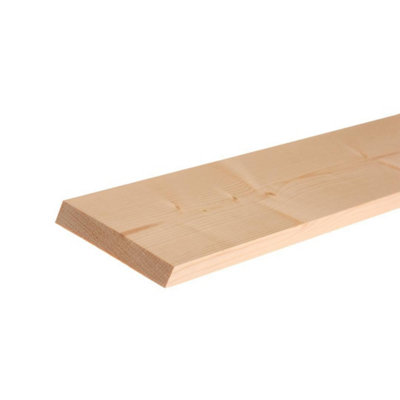 Snowdon Timber Planed Softwood Square Edge Timber (T) 18mm (W) 94mm (L ...