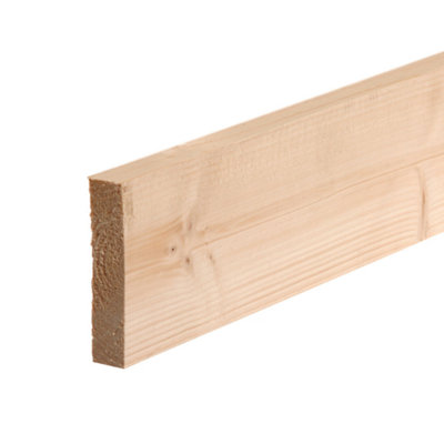 Snowdon Timber Planed Softwood Square Edge Timber (T) 27mm (W) 94mm (L ...