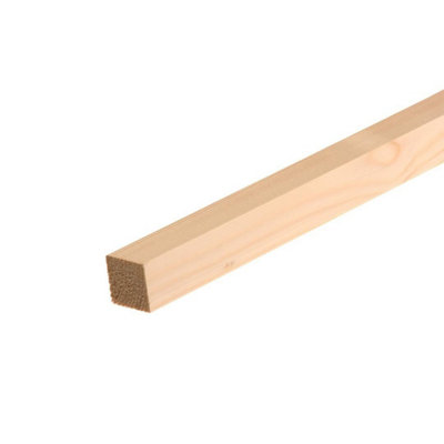 Snowdon Timber Planed Softwood Square Edge Timber (T) 34mm (W) 34mm (L ...