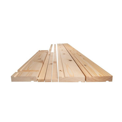 Snowdon Timber Redwood Fire Door Lining Set (T) 30.5mm (W) 106mm (L) 2.1m