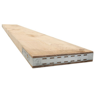 Snowdon Timber Reject Banded Scaffold Board (T) 36mm (W) 225mm (L) 1.8m