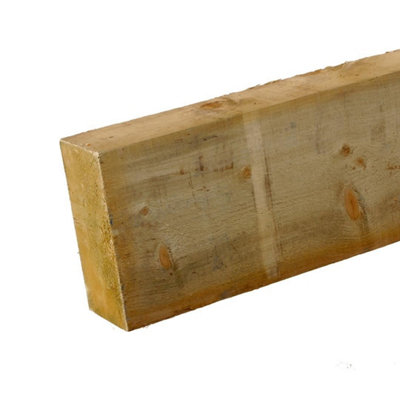 Snowdon Timber Rough Sawn Treated Timber (T) 47mm (W) 75mm (L) 2.4m ...