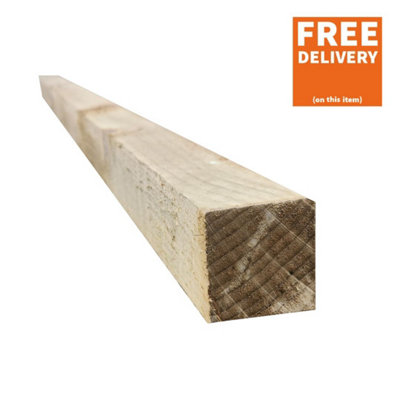 Snowdon Timber T226T10 Treated Pine 2"x 2" Timber (L) 1.8m (W) 50mm (T) 47mm 10 Pack