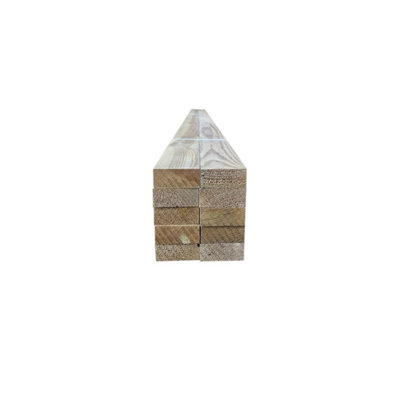 Snowdon Timber Treated 2x1 Battens (T) 22mm (W) 50mm (L) 2.4m - 10 Pack