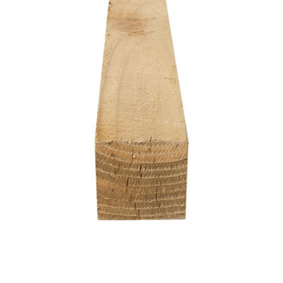 Snowdon Timber Treated 2x2" Timber Post (T) 47mm (W) 50mm (H) 2.4m - Pack of 10