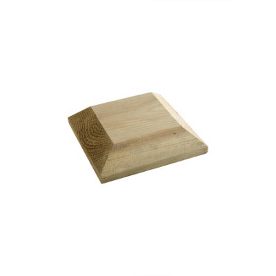Snowdon Timber Treated Fence Post Cap (T) 27mm (W) 115mm - Pack of 2