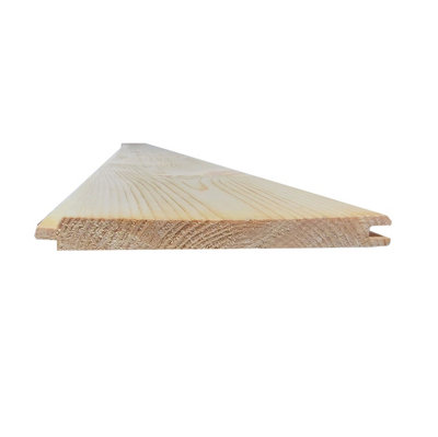 Snowdon Timber UM121206 T&G Untreated Matchboard Cladding (L) 1.8m (W ...