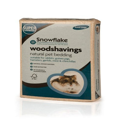 Snowflake Extra Large Woodshavings at B&Q