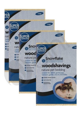 Wood Shavings Bath Mats For Guinea Pigs Snowflake Wood