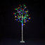 Snowtime 1.5m Birch Twig Tree with 64 Multi-Coloured LEDs