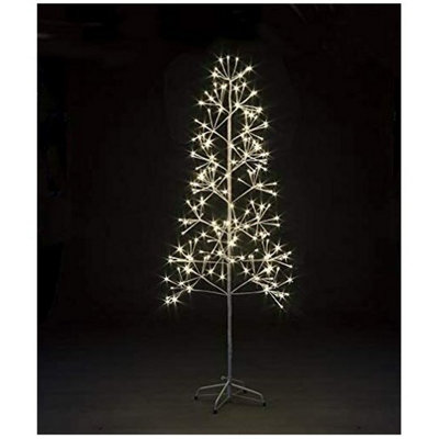 Snowtime 1.8m Starburst Shape Tree With 184 Warm White LEDs | DIY at B&Q