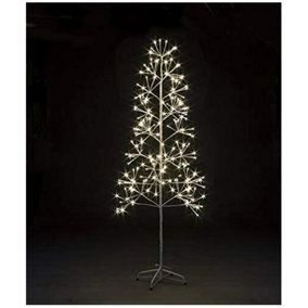 Snowtime 1.8m Starburst Shape Tree With 184 Warm White LEDs
