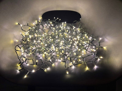 Snowtime 100 LED String Lights in Firefly Flickering Effect