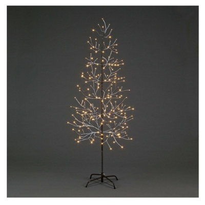 Snowtime 120cm Champagne Twig Tree with 256 Warm White LEDs Indoor / Outdoor Price Comparisons | Compare The Build