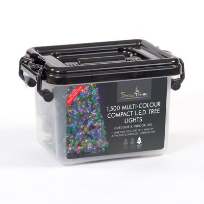 Snowtime 1500 Multi-Function Compact LED Lights in Multicolour - 37.5m ...