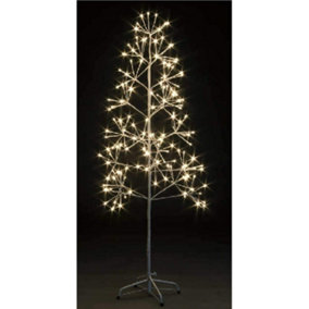 Snowtime 150cm Starburst Tree With 152 Warm White LEDs