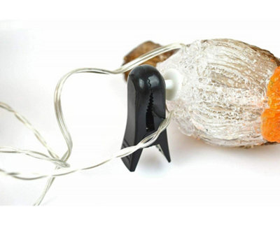 Snowtime 18cm Acrylic Robin with 16 Ice White LEDs - 3