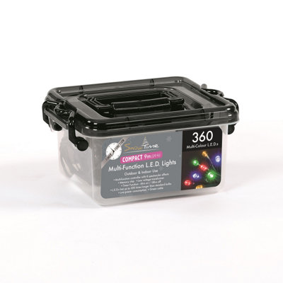 Snowtime 360 Multi-Function Compact LED Lights in Multicolour - 9m Lit ...