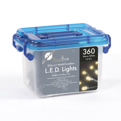 SnowTime 360 Warm White LED Multi-Function Lights with Timer